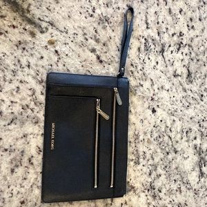 New Black Michael Kors Wristlet Purse